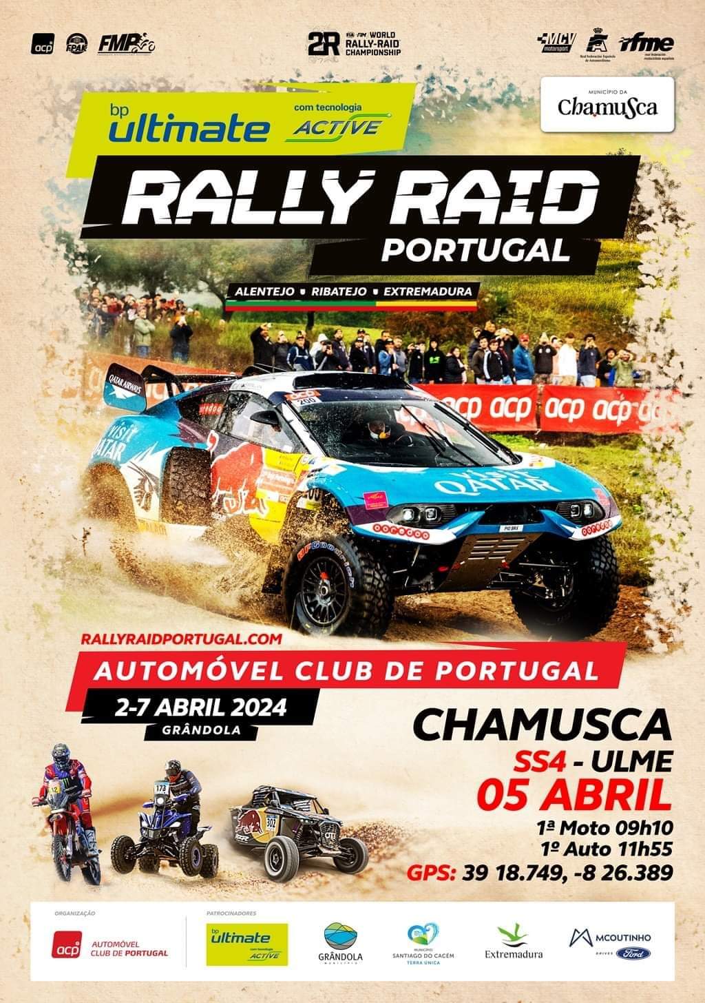 Notícia Rally-Raid Portugal-5 Abril